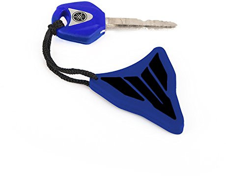 RACEFOXX Schlüsselcover, Schlüsselanhänger, Anhänger, Schlüssel, Cover, Motorradschlüssel, blau/schwarz, für Yamaha MT