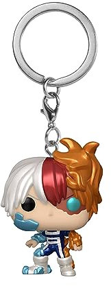 Funko POP! Keychain: My Hero Academia (MHA) - Todoroki - Metallisch - My Hero Academia and 2 - Neuartiger Schlüsselanhänger - Vinyl-Minifigur Zum Sammeln - Strumpffüller - Geschenkidee - Anime Fans