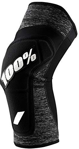 Ride100percent Guards RIDECAMP Knee Guard Grey Heather/Black-XL, Adultos Unisex, Negro, ESTANDAR