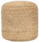 vidaXL Sitzpuff Pouf Sitzpouf Puff Sitzkissen Sitzhocker Hocker Fußhocker Fußbank Ottoman Fußbank Polsterhocker Fußschemel Handgefertigt 40x45cm Jute
