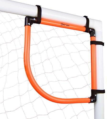 Football Flick Unisex-Youth Corner Shot Top Bins, Schwarz/Orange, Einer Größe