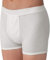 Herren Inkontinenz-Boxershort PROtect | diskrete Short mit integrierter Saugeinlage | kochfest (weiß, M)