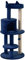 PawHut 104 cm Cat Tree, Cat Condo Tree Tower, Cat Activity Centre with Scratching Posts, Plush Perches, Hanging Ball - Blue