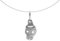 pakilia Kettenanhänger Calaverita - inkl. 45cm Kette - fair trade Halskette, Handarbeit aus Mexiko, 925 Sterling Silber