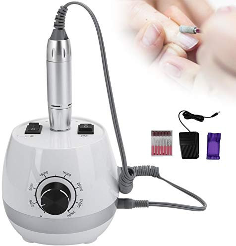 Fresa per Unghie Professionale, Tornio per unghie, torni elettrici per lime da 35000 giri/min Trapano per unghie professionale per lucidatura unghie, Lima Elettrica per Manicure e Pedicure(1)