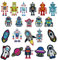 Woohome 21 Stück Universum Applikation Flicken Roboter Flicken Patches Aufbügeln Rakete Patch zum Aufbügeln Patches Sticker für Jacken Hut Kleidung Taschen