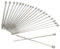 11 Paires Aguilles a Tricoter En Acier Inoxyable Unique Pointe 2mm-8mm, Aiguilles à Tricoter En Métal Aiguilles Droites Longues à Pointe Unique Pour Débutants Et Experts, 25 cm