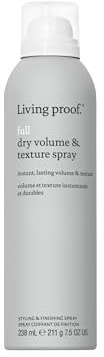 Living proof Full Dry Volume & Texture Spray – Instant Volume, Texture, Oil Absorption, Heat Protection, Lightweight Hold for Fine or Flat Hair, 7.5 oz