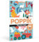POPPIK 1841150 Sticker-Poster, Bauernhof, interaktives Lernposter mit Aufklebern, mehrsprachiges Tierposter, für Kinder ab 3 Jahren, 68 x 100 cm