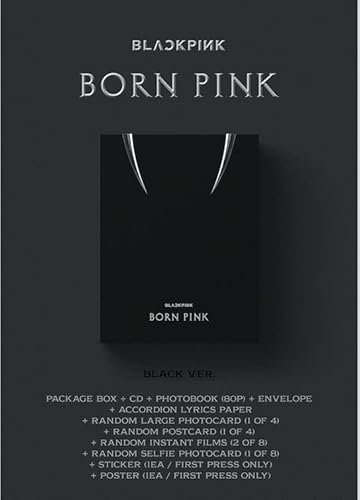 BLACKPINK 2nd ALBUM - BORN PINK [BLACK Ver.] _Package Box set_Bonus (Referring to the bullet point)