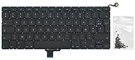 Clavier Français AZERTY de remplacement pour MacBook Pro 13 A1278 - Clavier avec Vis 2009-2012 ans - USB - Générique
