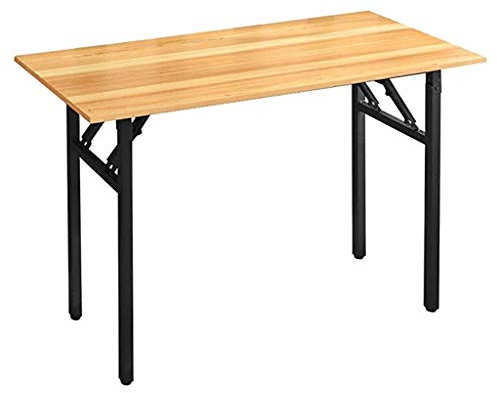Klappbarer Computertisch, Studiertisch, Büro-Konferenztisch/Trainingstisch, Home-Office-Schreibtisch, rechteckiger Kleiner Esstisch (C 120X40×75CM)