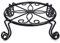 Plant Stands, Black Plant Stand for Flower Pot Potted Holder Indoor Outdoor Metal Rustproof Iron Garden Container Round Supports Rack for Planter Stand Outdoor