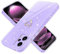 Yichxu Handyhülle für Xiaomi Redmi Note 12 Pro 5G Hülle Glitzer Herz Love Silikon TPU Stoßfeste Schutz Bumper Case Cover Glänzend Ultra Dünn Kratzfeste Schutzhülle für Redmi Note 12 Pro 5G, Lila