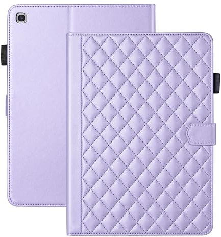 Vaitasy Custodia per Samsung Galaxy Tab S6 Lite 10.4 Pollici 2024/2022/2020 Business Pelle PU Tablet Cover per Galaxy Tab S6 Lite con Portafolio Supporto Funzione Viola