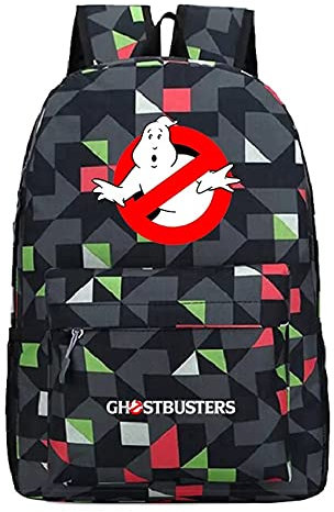 SdetYuia Ghostbusters Tagesrucksack aus Segeltuch, wasserdicht, Büchertasche, leicht, klassisch, langlebig, Rucksack für Reisen, 9, 41 cm