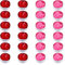 MAGICLULU Candele di Paraffina a Forma di Rosa Vera Confezione da per Decorazioni di