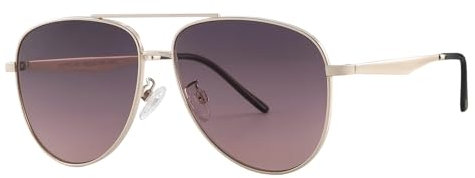 JOOX Große Piloten Sonnenbrille für Damen und Herren, UV400 Schutz Glas und Retro Metall Fliegebrille Rahmen