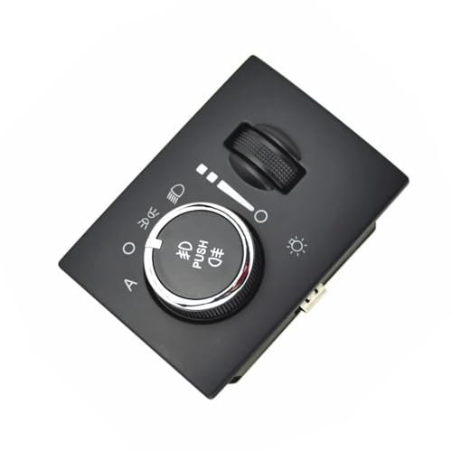 GLILAR Lichtschalter Scheinwerfer Kompatibel Mit Chrysler Für 300C 2006 2007 Autoscheinwerfer Nebelscheinwerfer Lampensteuerschalter Scheinwerferschalter 68189148AA 68189156AA 98258718AA