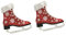 GARVALON 2stücke Schlittschuh Weihnachtsbaum Dekoration Xmas Hängende Deko Für Romantische Festtagsatmosphäre Leicht Und Wiederverwendbar Für Zuhause Und Feiern