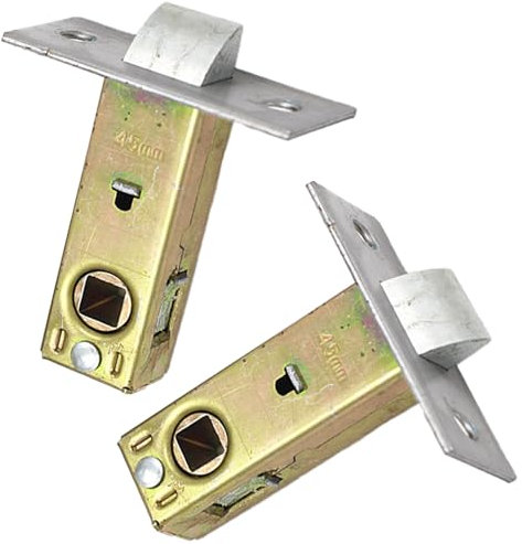 Set of 2 45mm Tubular Door Latches - Easy to Install and Durable for Home and Office