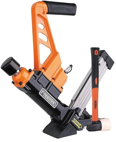 Pneumatische Nagelpistole, Leichter pneumatischer 3-in-1 15,5-Gauge- und 16-Gauge-2-Zoll-Bodennagler und Tacker. Ergonomische und leichte Nagelpistole,Druckluftwerkzeuge für Kompressor