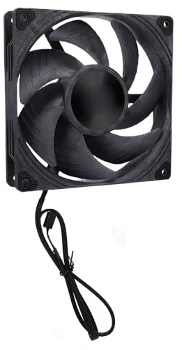 Jiawu PC Fan High Performance Silent Cooling 3000 RPM for Computer Case and CPU Size 140mm Double Bearing 8 Screws