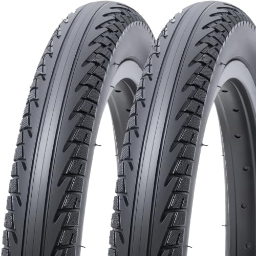 MetersGod 2 Neumáticos De Bicicleta De 16 X 1,75 Pulgadas, Cubierta De Bicicleta 47-305, Compatible Con Bicicletas De Carretera/Ciudad, Plegables