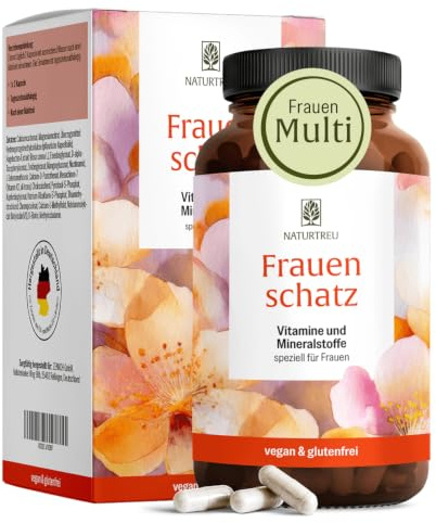 NATURTREU® Multivitamin & Mineralstoffe für Frauen – 120 Kapseln