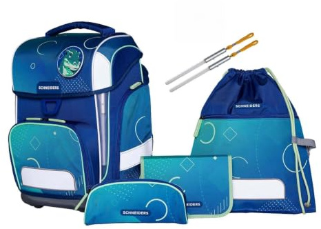 Schneiders Ergolite Set 9-tlg. Geo Motion Turquoise