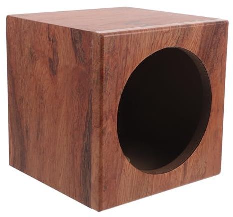 OSALADI Box Audio in Legno da 6,5 Pollici per Veicoli, Subwoofer Compatto per Upgrade Stereo Auto, Cassa per Impianto Audio Veicolare adatta a Interni di Auto e Camion
