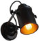 Comely Wandleuchte Innen Industrial, Schwarz Wandlampe Vintage, Wandstrahler E27 Fassung, Verstellbare Wandleuchte E27 für Flur Schlafzimmer Wohnzimmer Bar Café