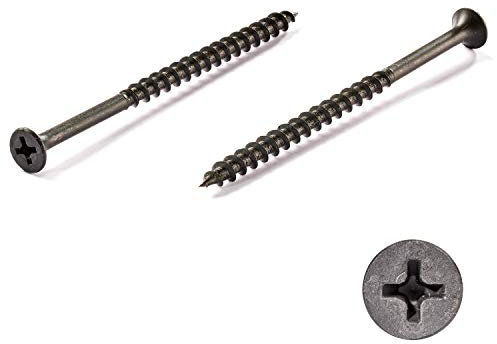 INNONEXXT Tornillo tablaroca de primera con rosca gruesa | 500 Pcs. 4,2 x 75mm | tornillos madera, Tornillos multiuso, Tornillo universal, rebaje en cruz | de Alemania