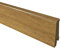 TRECOR Sockelleiste für Vinylboden, Höhe: 60 mm | Tiefe: 18 mm | Länge: 2400 mm - WASSERFEST verleimt (240 cm | Sockelleiste, Eiche Premium Natur)