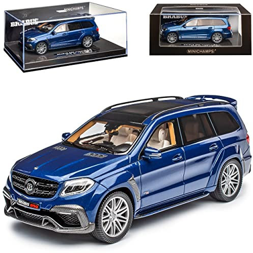 Minichamps Mercedes-Benz GLS 63 AMG X166 Bra-Bus 850 Blau 2012-2019 1/43 Minichamps Modell Auto