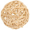 Milisten Rattankugeln 15cm Rattankugeln Rattan Kugeln 1 Stück Rattan Ball Natur Dekokugeln Streudeko für DIY Basteln Party TIschdeko Requisiten Khaki 15CM