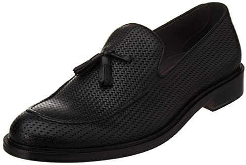 Pollini Herren Sb10092m1gucx000 Loafer, Schwarz, 44 EU