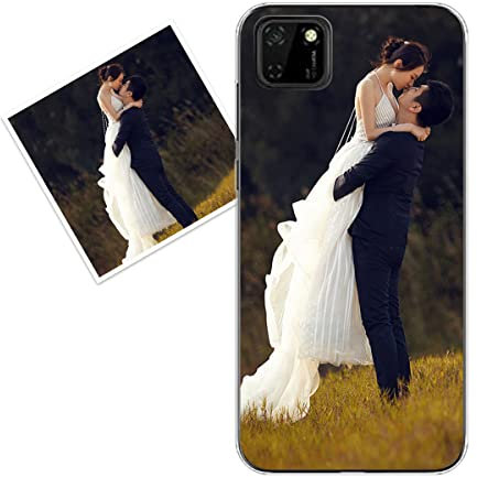 KARTXITAI personalisierte Handyhülle Kompatibel mit Huawei Y5p 2020,hülle selber gestalten-case personalisiert mit Foto,Bildern,oder Text selbst gestalten + 1 x Handykette Universal