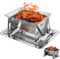 Réchaud à Bois Camping, XiXiRan Poêle à Bois Portatif, Mini Barbecue Portable, Réchaud Camping en Plein, Réchaud à Bois Bivouac, Mini Barbecue Charbon Grill Camping (gril)