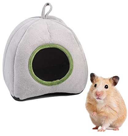 Fayemint Kleintierbett Meerschweinchen, Kuschelhöhle Kleintierbett, Hamster Haus Bett, mit Kissen, für Hamster, Chinchillas, Eichhörnchen, Kaninchen und Andere Kleintiere