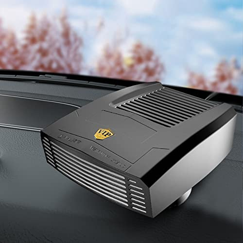 Ventole di sbrinamento per riscaldatore portatile per auto, 12V 150W Riscaldatore per auto, doppia modalità fredda e calda Ventola di riscaldamento per auto girevole a 180 gradi per sbrinamento Riscal