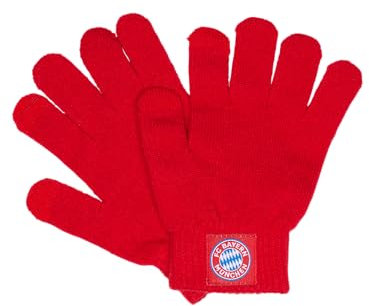 FC Bayern München I Strickhandschuh mit Touch I Kinder I Rot