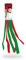 EIOLWJIEO 100 cm Outdoor Weihnachten Windsack Leichte Wind Hängende Flagge Festival Feiern Partys Home Balkon Dekorationen, Typ 2