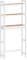 SONGMICS Toilettenregal, Badezimmerregal, Waschmaschinenregal, 3-stöckiges Badregal aus Bambus, verstellbare Ablage, für die meisten Toiletten, platzsparend, wolkenweiß-naturbeige BTS001W02