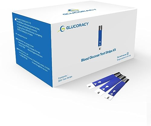 Glucoracy 300 Counts G-425-2/G-425 Blood Glucose Test Strips