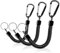 VZUHSW 3pcs Porte-clés en Spirale avec Mousqueton, Porte-clés élastiques pour la pêche avec Spirales rétractables, mousquetons et Cordes de sécurité Anti-vol, pour Pinces de pêche, Camping, pêche