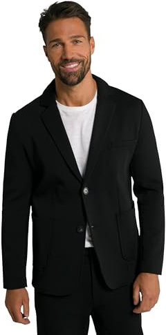 JP 1880 JP1880 Men's Jerseysakko New York, FLEXNAMIC, Business, Baukasten, bis 8 XL Sportjacken, schwarz, 4XL Alto