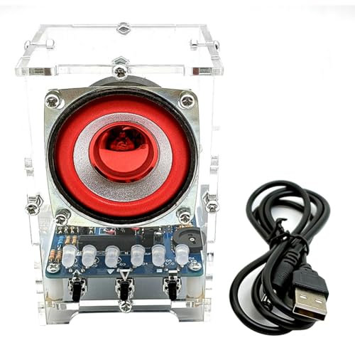 Begchy Bluetooth-Lautsprecher, DIY-Kits, Verstärker, Produktionsset, Lehrpraxis + Füllstandsanzeige, 1 Set