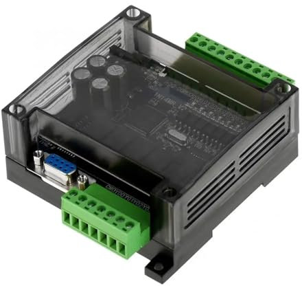 Hookurity PLC Programmable Logic Controller FX1N-14MR Industrie-Grade 32-Bit MCU Industrie-Steuerplatine RS485-Anschluss DC24V