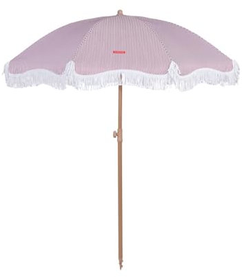 Flamingueo Ombrellone da Spiaggia, Giardino, Piscina, Altezza e Orientamento Regolabile, Protezione UPF 50+, Poliestere, Borsa per il Trasporto, 210 x 180 cm